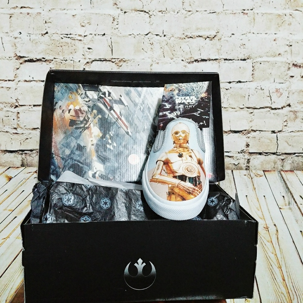 Sperry Star Wars Cloud Slip On Droids Sneakers 38